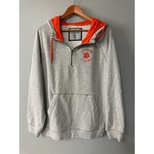 Men’s Size XL Colosseum Clemson Tigers Quarter Zip Hoodie